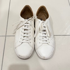 ZARA ザラ メンズ スニーカー ホワイト 40の画像