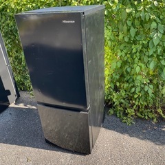 北九州市内配送無料　保証付き 冷蔵庫 パールブラック HR-D15EB [154L /2ドア /右開きタイプ] の画像