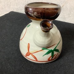 沖縄　カラカラ　赤絵　やむちん　徳利　蕎麦つゆ　つゆ　酒器　酒の画像