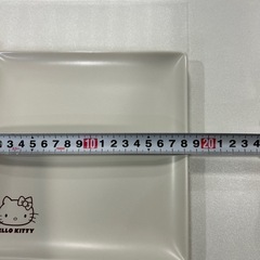 （12月14日迄）キティ四角いお皿の画像