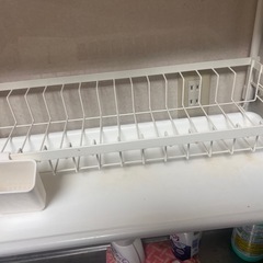 シンク上 水切りラック 早く来てくれる方の画像