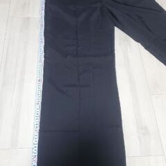 【新品 値下げ】 黒ワイドパンツ S｜ウエスト76cm 総丈約108cm 股下約74 裾幅約29の画像