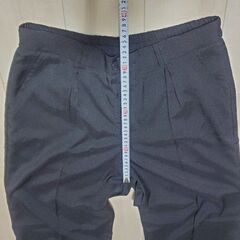 【新品 値下げ】 黒ワイドパンツ S｜ウエスト76cm 総丈約108cm 股下約74 裾幅約29の画像
