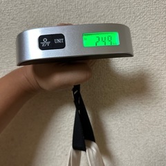 デジタル計測器 荷物スケール 手荷物や握力に 電池内蔵 50kgまでの画像