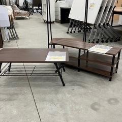 【来店歓迎】新入荷 組み立て家具 ハンガーラック テレビボード リビングテーブル センターテーブル　検)一人暮らし 家具 収納 ダイニング リビング キッチン 冷蔵庫 洗濯機 テーブル ラック レンジ キャビネット ソファの画像