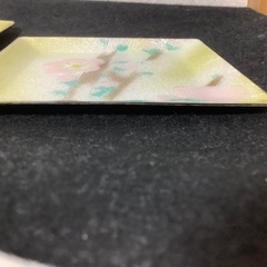 美品　昭和レトロ　七宝焼　銘々皿　菓子皿　紅梅　白梅　店　工芸品の画像