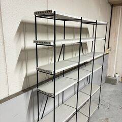 ビンテージ　什器　棚　アジャスター付き　アイアン　ラムダ　モルタル　の画像