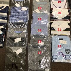 お買い得ラストチャンス！新品・未開封品！メンズ大きいサイズのカジュアル衣料３７点まとめて売りますの画像