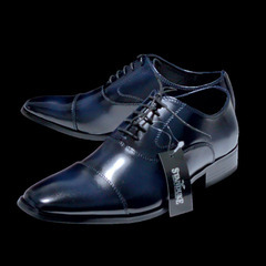 STANDUKE 濃紺 レザー ドレスシューズ 樹脂底 24.5cm 【新品】 STANDUKE  /  サイズ : 24.5cmの画像