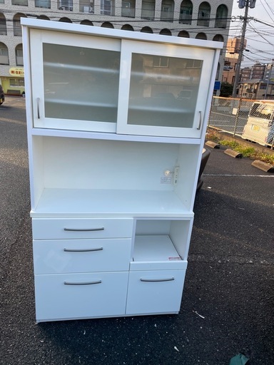 配送可能 キッチンボード 食器棚 レンジ台 収納