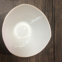 有田焼　オレンジ＆金箔　花柄小鉢の画像