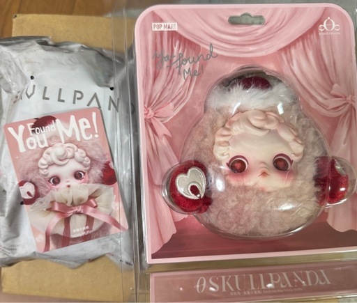 スカルパンダ イヤホンケースぬいぐるみペンダント