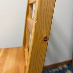 ダイニングチェア　椅子　木　パイン材11/28引き取り希望の画像
