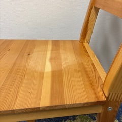 ダイニングチェア　椅子　木　パイン材11/28引き取り希望の画像