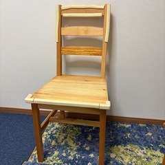 ダイニングチェア　椅子　木　パイン材11/28引き取り希望の画像
