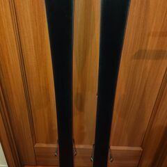 Kissmark　スキー120cm、ビンディング、ブーツ、ストックの4点セットの画像