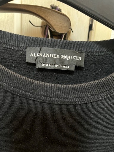 元値12万Alexander McQueen 刺繍入りトレーナー