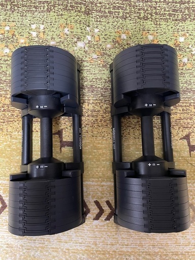 [取引中]　flexbell 可変式ダンベル 2kg刻み　32kg 2個セット