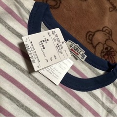 ストライプ ミキハウス　DOUBLEB 半袖　120の画像