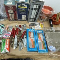 フリマ商材にどうぞ!!! 未使用 全部まとめて 金物屋さん 整理品 昭和 レトロ デッドストック 当時物 倒産 廃業 処分品 バザー商材 色々 セット まとめ売りの画像