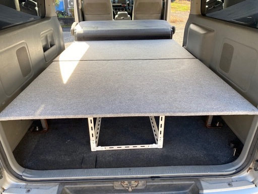 ハイエース200系標準　H16年スーパーGL4WDディーゼル　キャンピング仕様？　架台とコンパネのセット