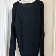 BOYCOTT 黒ニット アクリルセーターの画像