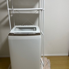 ヤマダ 全自動洗濯機8kgと棚セットの画像