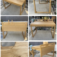 【お値下げOK】人気モデル 国産 浜本工芸 学習机  椅子セットの画像