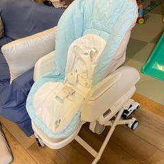 【早い者勝ち】ハイローチェア/防水カバー2枚つけますの画像