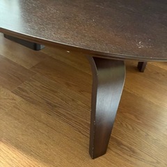 無印　こたつ　楕円　布団付きの画像