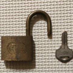 AGE 南京錠 鍵付きの画像