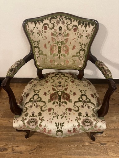 名作 高級 美品 マルニ木工 MARUNI マキシマム ロココ調 1人掛け