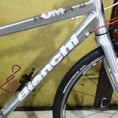 ★お取引可★Bianch🇮🇹ROMAⅡカスタム 165cm～24段変速 前後タイヤ🆕 極上車 配達可の画像