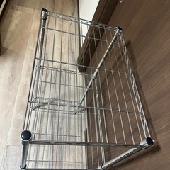 3段ラック シルバーの画像