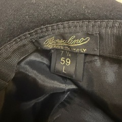 90s Y's for men × Borsalino 中折れフェルトハット 黒の画像