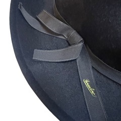 90s Y's for men × Borsalino 中折れフェルトハット 黒の画像