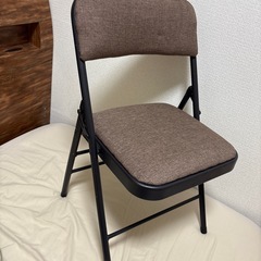 【美品】オシャレ　折りたたみ椅子の画像