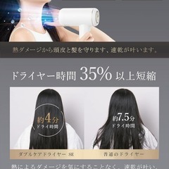 新品⭐️【美人百花掲載】ANLAN ダブルケアドライヤーSE LDK雑誌 A評価の画像