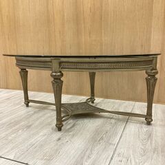 アンティーク調　エレガント　リビングテーブル　センターテーブル　クラシックの画像