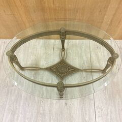 アンティーク調　エレガント　リビングテーブル　センターテーブル　クラシックの画像