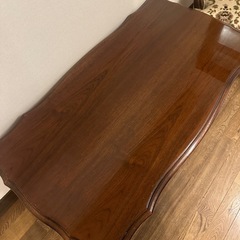 名作 高級 美品 マルニ木工 MARUNI マキシマム ロココ調 センターテーブル ローテーブル サイドテーブル コーヒーテーブル 猫脚 猫足の画像