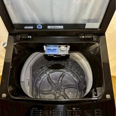 【6ヶ月保証】ニトリ 全自動洗濯機 NTR60 BK 2021年製 洗濯6kgの画像
