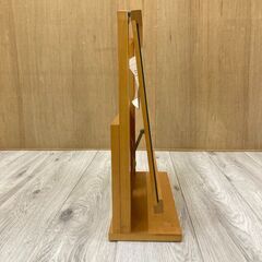 無印良品　卓上ミラー　鏡　可動　メープルの画像
