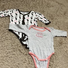 【サイズ70】10枚　長袖ロンパース　女の子の画像
