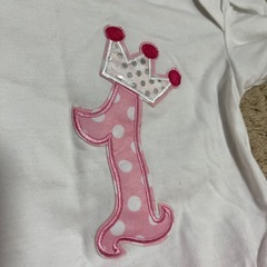 １歳　お誕生日　ベビードレスの画像