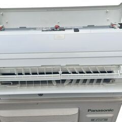 【⭐️全額返金保証⭐️】◯【美品】Panasonic パナソニック Eolia エオリア ルームエアコン 2017年製 8〜12畳 リモコン無し 室内機型番 CS-X287C-W 室外機型番 CU-X287Cの画像