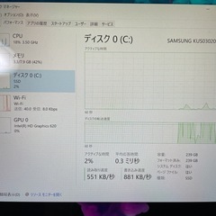 windows11ノートPC surface pro5の画像