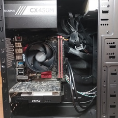 Ryzen5 5500 搭載のサクサク動くデスクトップPCです。普段使いはもちろん、ちょっとしたゲームや動画編集にも使える万能マシンの画像