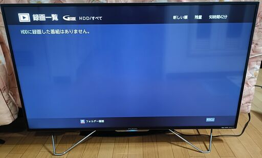 無料配送 HDD内蔵 録画機能付き 2018年 49V型 FUNAI/フナイ4K FL
