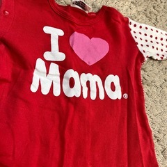 サイズ70【I love Mama】 カバーオール　2枚　の画像